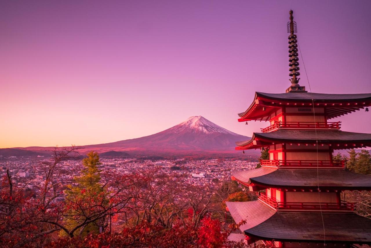 Ryokan Fuji Heights Fujikawaguchiko Ngoại thất bức ảnh